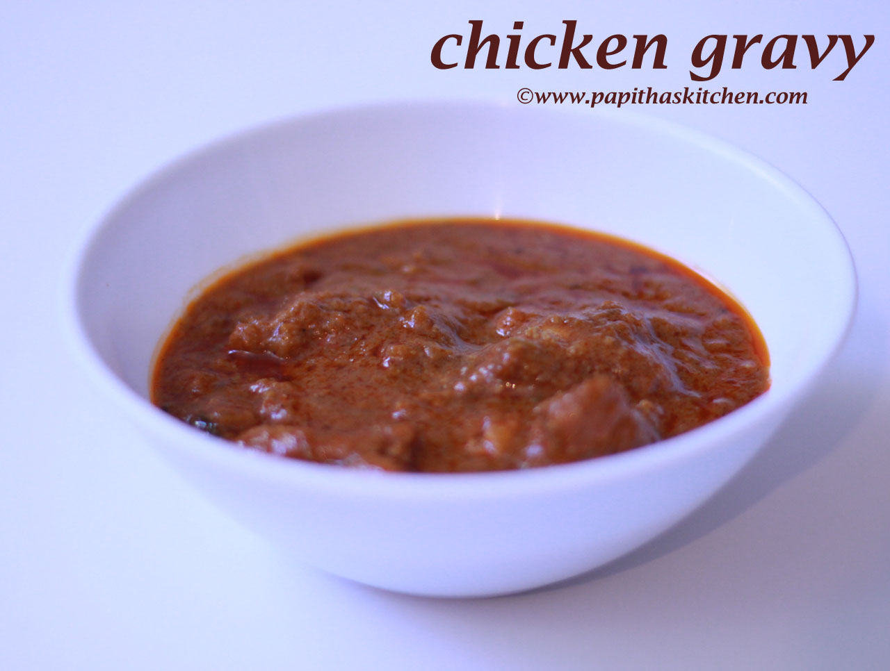 Chicken gravy recipe Chicken Curry Recipe Papitha's Kitchen