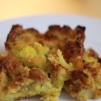 Baked Pineapple Casserole Recipe with Bread